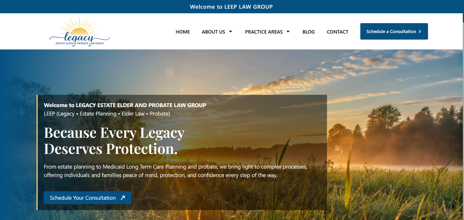 Lwgacy law Group before transformation